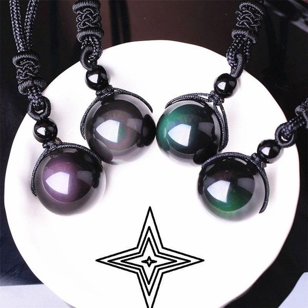 natural obsidian rainbow eye lucky necklaces pendant black stone necklace for women men lovers gift diy jewelry, Silver
natural obsidian rainbow eye lucky necklaces pendant black stone necklace for women men lovers gift diy jewelry, Silver