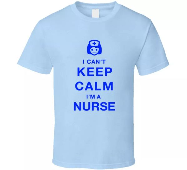 i can't keep calm i'm a nurse t shirt makes a great novelty gift tee for nurses, White;black
i can't keep calm i'm a nurse t shirt makes a great novelty gift tee for nurses, White;black