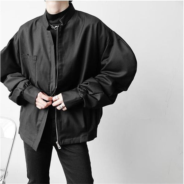men's jackets stand collar jacket casual coat autumn korean minority neutral loose deconstruction hairstylist youth, Black;brown
men's jackets stand collar jacket casual coat autumn korean minority neutral loose deconstruction hairstylist youth, Black;brown