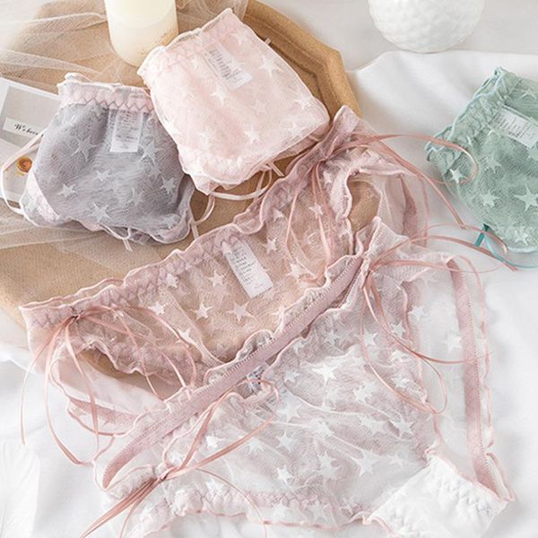 women's panties sweet low waist lace comfortable girl fairy women underwear net star cotton crotch, Black;pink
women's panties sweet low waist lace comfortable girl fairy women underwear net star cotton crotch, Black;pink