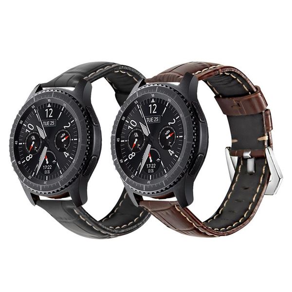 watch bands 22mm band for samsung gear s3 frontier classic genuine leather replacement straps active2 3 46mm, Black;brown
watch bands 22mm band for samsung gear s3 frontier classic genuine leather replacement straps active2 3 46mm, Black;brown