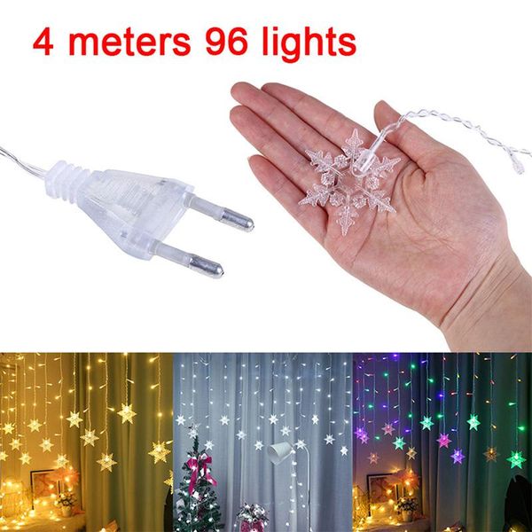 strings christmas decoration curtain snowflake led string lights flashing light waterproof outdoor party
strings christmas decoration curtain snowflake led string lights flashing light waterproof outdoor party