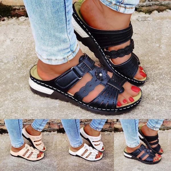 slippers fashion women's casual shoes breathable wedges outdoor leisure ladies summer beach comfortable plus size, Black
slippers fashion women's casual shoes breathable wedges outdoor leisure ladies summer beach comfortable plus size, Black
