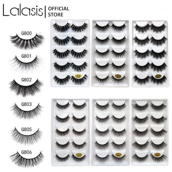 lalasis 5pairs mink false eyelashes natural wispy fluffy dramatic volume fake lashes extension handmade cruelty-eyelash1
lalasis 5pairs mink false eyelashes natural wispy fluffy dramatic volume fake lashes extension handmade cruelty-eyelash1