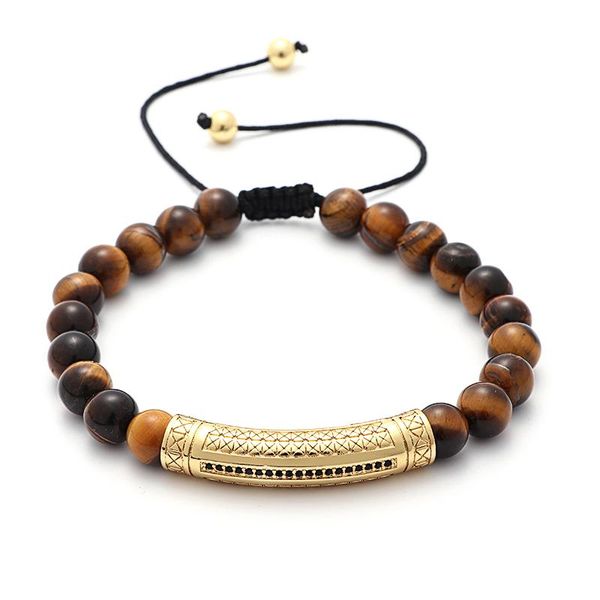 charm bracelets 2021 trendy long tube bracelet men handmade adjustable tiger eye stone rope for jewelry gift, Golden;silver
charm bracelets 2021 trendy long tube bracelet men handmade adjustable tiger eye stone rope for jewelry gift, Golden;silver