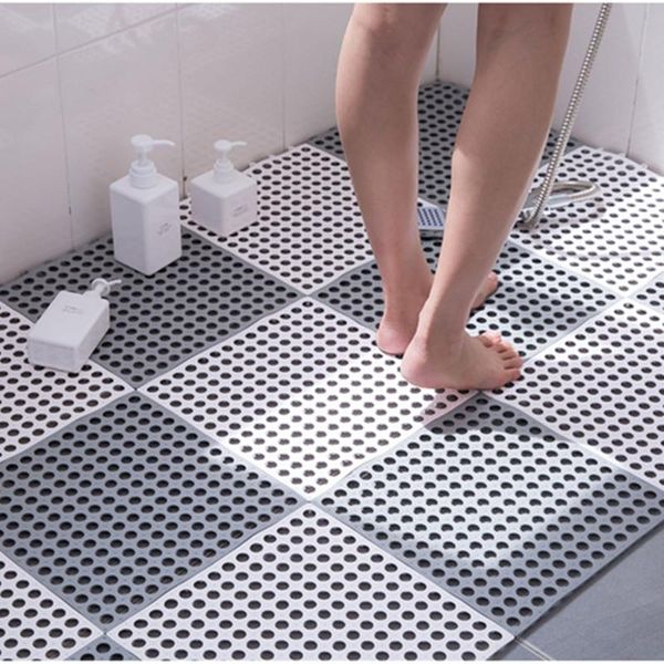 household pvc splicing bathroom non-slip mat small hole water-proof hollow plastic foot pad shower room bath 30*30cm*2pc/set mats
household pvc splicing bathroom non-slip mat small hole water-proof hollow plastic foot pad shower room bath 30*30cm*2pc/set mats