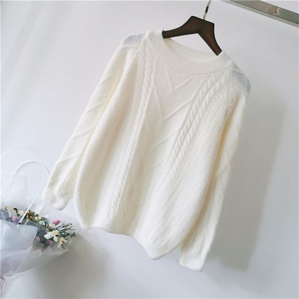autumn women sweaters casual o neck long sleeve slim pullers korean female cashmere knitted jumpers simple clothes 210427, White;black
autumn women sweaters casual o neck long sleeve slim pullers korean female cashmere knitted jumpers simple clothes 210427, White;black