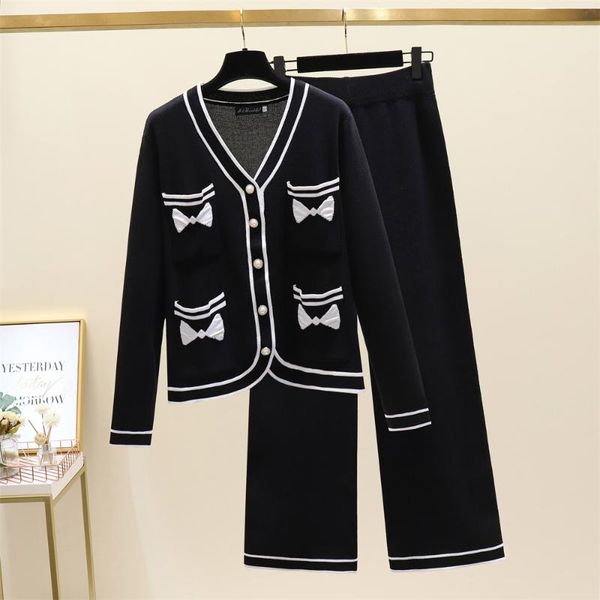 women's two piece pants -4xl large size women knitted tracksuit 2 set autumn pearl button deco hit color striped cardigan + wide leg s, White
women's two piece pants -4xl large size women knitted tracksuit 2 set autumn pearl button deco hit color striped cardigan + wide leg s, White