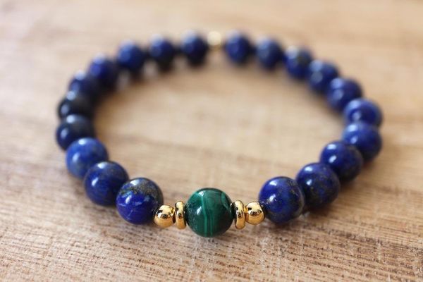 lapis lazuli and malachite mala bracelet bule beads yoga wrist meditation jewelry gifts beaded, strands, Black
lapis lazuli and malachite mala bracelet bule beads yoga wrist meditation jewelry gifts beaded, strands, Black