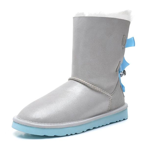 boots "women 's sheep fur leather to keep warm and comfortable flat girl integrated waterproof non-slip rubber sole, Black
boots "women 's sheep fur leather to keep warm and comfortable flat girl integrated waterproof non-slip rubber sole, Black