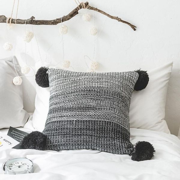 cushion cover decorative pillow case nordic gray pink gradient color knitting cute balls throw room sofa chair cushion/decorative
cushion cover decorative pillow case nordic gray pink gradient color knitting cute balls throw room sofa chair cushion/decorative