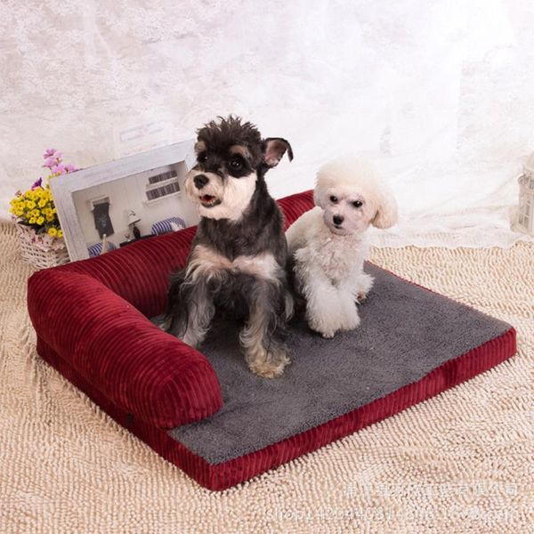 kennels & pens comfortable corduroy pet sofa non-slip cloth bottom filling high-density sponge cat mats common to cats and dogs
kennels & pens comfortable corduroy pet sofa non-slip cloth bottom filling high-density sponge cat mats common to cats and dogs