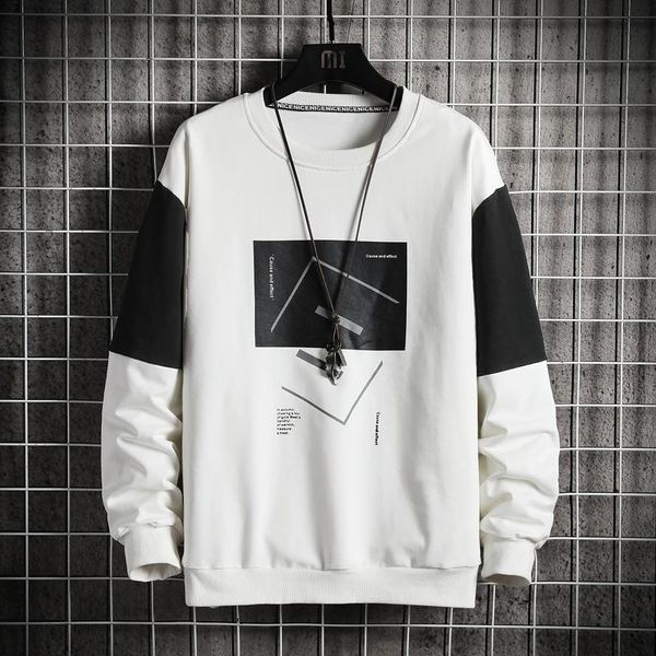 solid color print black white sweatshirt men's hoodies spring autumn hoody casual streetwear clothes & sweatshirts
solid color print black white sweatshirt men's hoodies spring autumn hoody casual streetwear clothes & sweatshirts