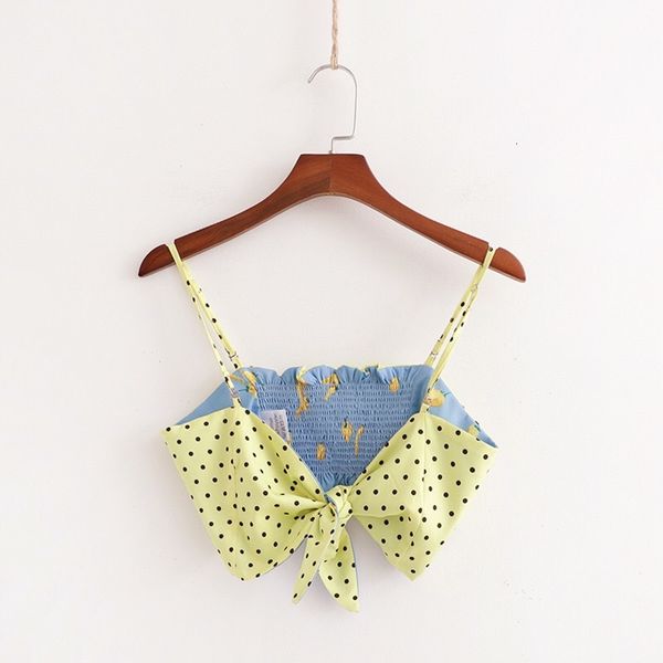 bow tide strap polka dot bra tank crop yellow women dresses front split maxi long skirt side wear camis 2 pieces set, White
bow tide strap polka dot bra tank crop yellow women dresses front split maxi long skirt side wear camis 2 pieces set, White