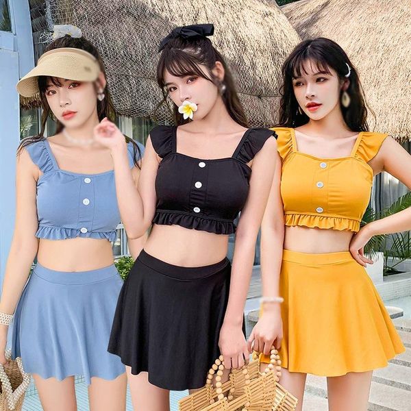 one-piece suits fashion korean style sweet fresh gathered split thin short spring swimsuit two-piece suit set
one-piece suits fashion korean style sweet fresh gathered split thin short spring swimsuit two-piece suit set