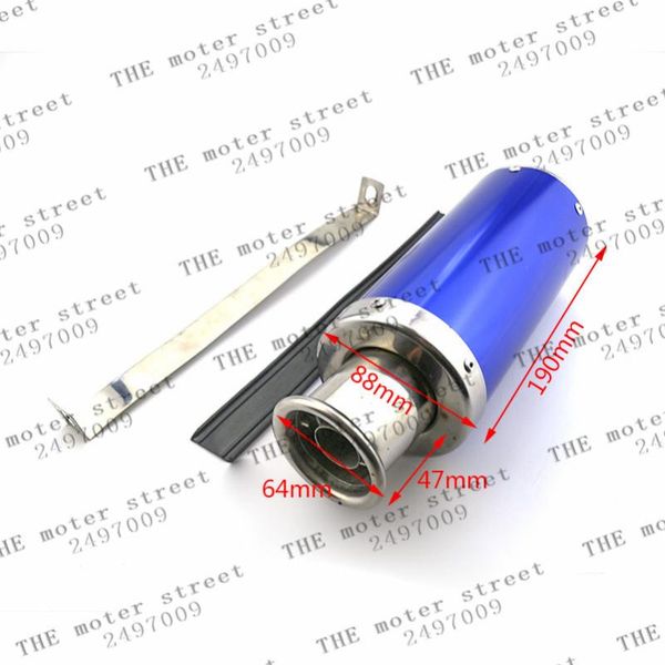 motorcycle exhaust system blue pipe tubo escape moto escapamento de dirt bike atv quad 110cc gy6 150cc 125cc
motorcycle exhaust system blue pipe tubo escape moto escapamento de dirt bike atv quad 110cc gy6 150cc 125cc