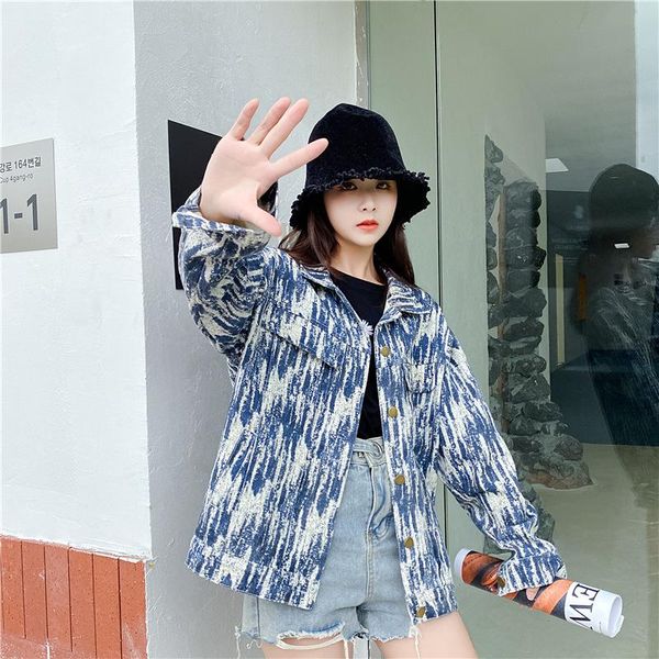 women's jackets 2021 autumn snowflake woman jean jacket casual style loose and versatile tie-dye printed coat fried street fashion colt, Black;brown
women's jackets 2021 autumn snowflake woman jean jacket casual style loose and versatile tie-dye printed coat fried street fashion colt, Black;brown
