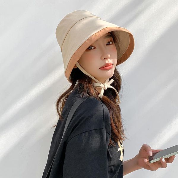 wide brim hats rope sun bucket for women fashion streetwear summer panama caps outdoor fishing black pink cotton fisherman hat, Blue;gray
wide brim hats rope sun bucket for women fashion streetwear summer panama caps outdoor fishing black pink cotton fisherman hat, Blue;gray