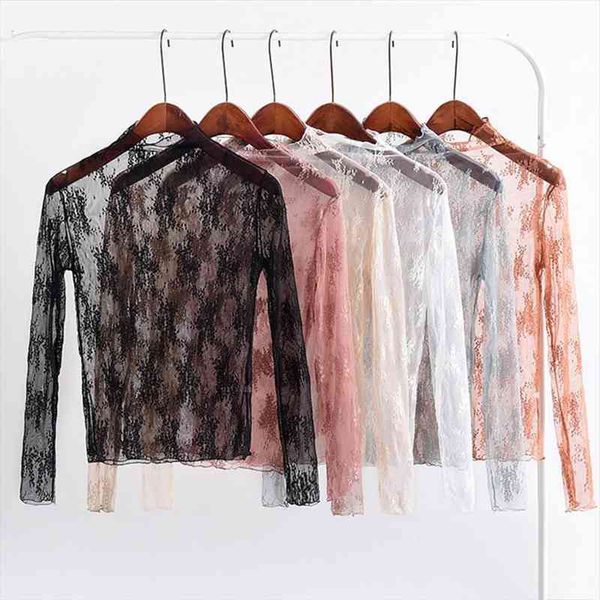 Summer Spring Womens See Through Mesh Basic Long Sleeve Blouse Mock Neck Embroidered Floral Lace Loose Pullover Tops, White
Summer Spring Womens See Through Mesh Basic Long Sleeve Blouse Mock Neck Embroidered Floral Lace Loose Pullover Tops, White