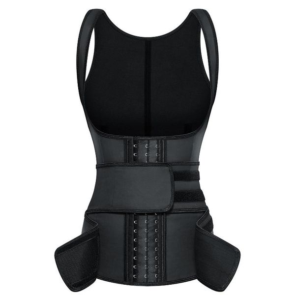 women's shapers double belt shapewear sweat rubber waist chest support body shaping vest corset belts for women, Black;white
women's shapers double belt shapewear sweat rubber waist chest support body shaping vest corset belts for women, Black;white