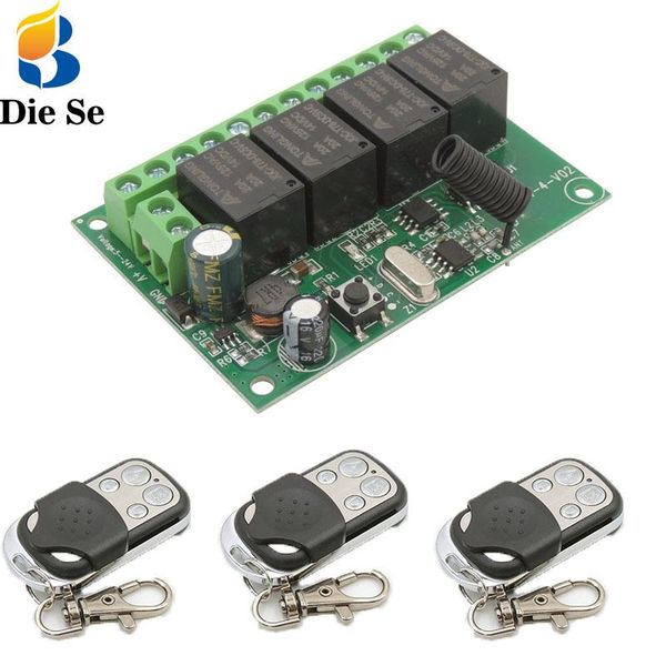 433mhz universal remote control dc 6v12v24v30v 4ch rf relay receiver and transmitter ,for garage/light/door/home appliance controlers
433mhz universal remote control dc 6v12v24v30v 4ch rf relay receiver and transmitter ,for garage/light/door/home appliance controlers