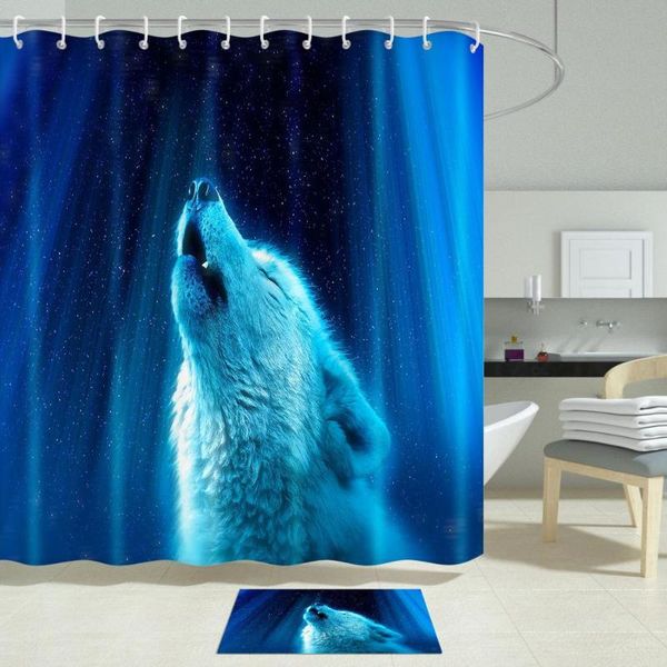 shower curtains howling wolf printing curtain printed bathroom screens waterproof polyester fabric for bathtub decor with 12 hooks
shower curtains howling wolf printing curtain printed bathroom screens waterproof polyester fabric for bathtub decor with 12 hooks