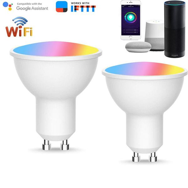 bulbs gu10 led lamp smart control rgbcw light spotlight 5w dimmable for home colorful changing bulb
bulbs gu10 led lamp smart control rgbcw light spotlight 5w dimmable for home colorful changing bulb