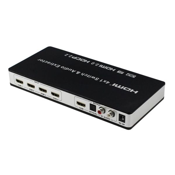 audio cables & connectors 2.0 switch 4x1 switcher converter 4 in 1 out extractor toslink/spdif rca 4kx2k@60hz hdcp2.2 7.1ch
audio cables & connectors 2.0 switch 4x1 switcher converter 4 in 1 out extractor toslink/spdif rca 4kx2k@60hz hdcp2.2 7.1ch