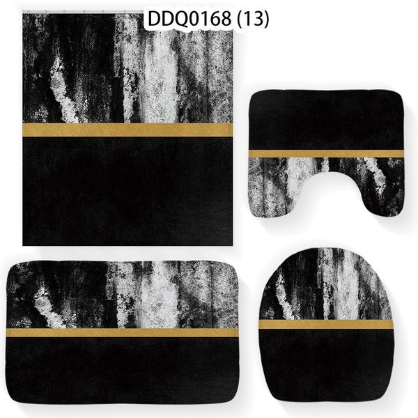 geometric art bathroom decoration shower curtain + non-slip carpet toilet cover mat accessories bath mats
geometric art bathroom decoration shower curtain + non-slip carpet toilet cover mat accessories bath mats