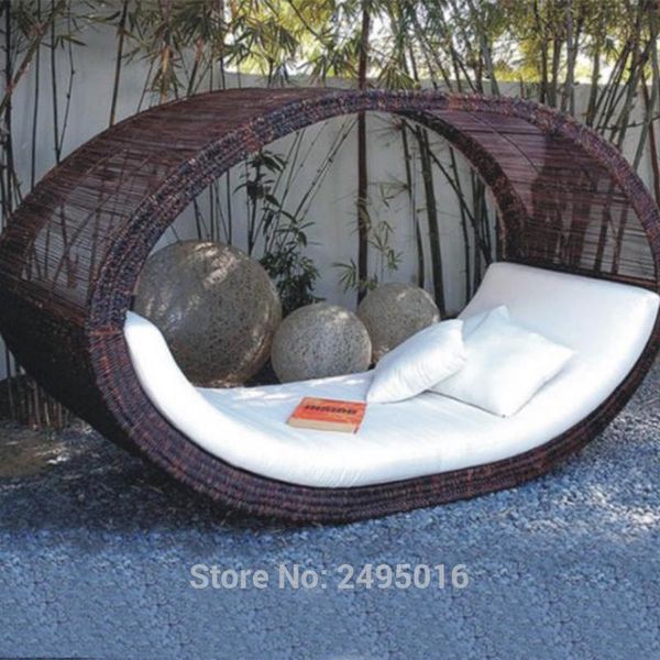 outdoor chaise lounge with cushions , daybed sun lounger rattan brown waterproof for poolside, beach, patio camp furniture
outdoor chaise lounge with cushions , daybed sun lounger rattan brown waterproof for poolside, beach, patio camp furniture