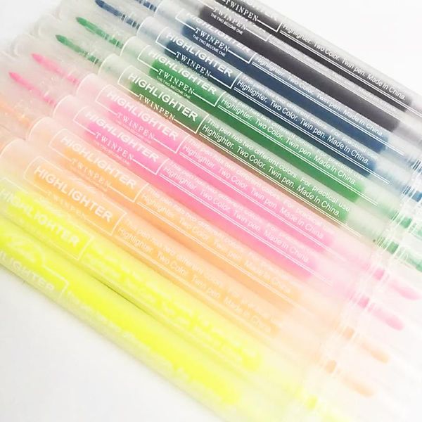 highlighters 6colors/box colorful highlighter pens fluorescent writing board markers gift school office supply stationery, Black;red
highlighters 6colors/box colorful highlighter pens fluorescent writing board markers gift school office supply stationery, Black;red