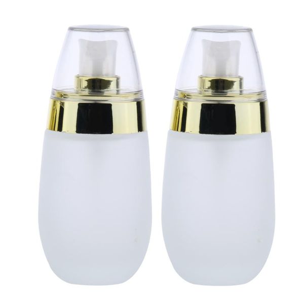 2pcs frosting glass refillable empty pump lotion body wash hand liquid spray bottle makeup container vials, 50ml storage bottles & jars
2pcs frosting glass refillable empty pump lotion body wash hand liquid spray bottle makeup container vials, 50ml storage bottles & jars