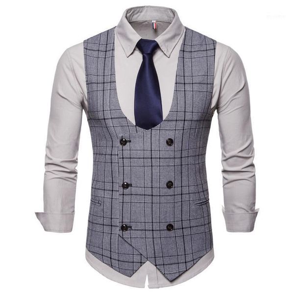 men's vests men suit u neck stripe wool nylon blended double-breasted solid slim fit for casual daily simple waistcoats clothing, Black;white
men's vests men suit u neck stripe wool nylon blended double-breasted solid slim fit for casual daily simple waistcoats clothing, Black;white