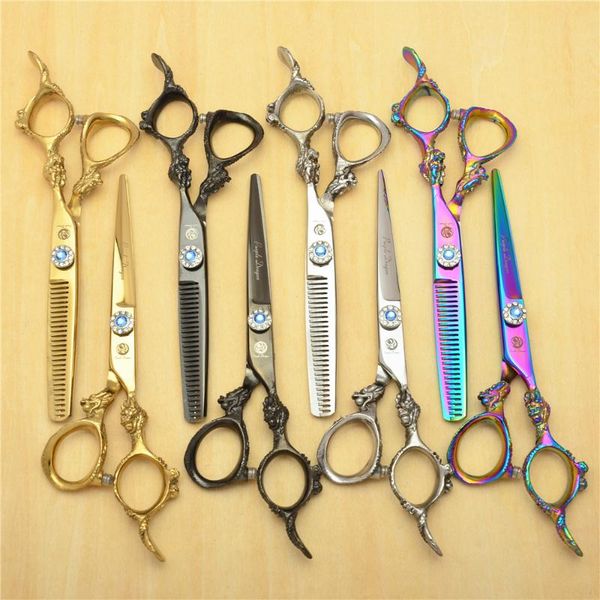 hair scissors 6'' 17.5cm jp 440c professional human hairdressing shears cutting thinning big dragon handle z9004
hair scissors 6'' 17.5cm jp 440c professional human hairdressing shears cutting thinning big dragon handle z9004