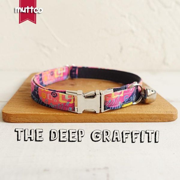 retailing self-design cat collar the deep graffiti handmade poly satin and nylon ucc062 collars & leads
retailing self-design cat collar the deep graffiti handmade poly satin and nylon ucc062 collars & leads