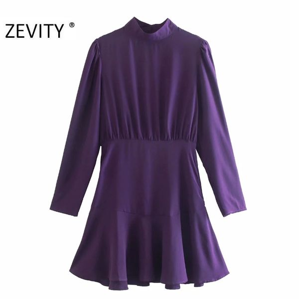 zevity autumn women fashion stand collar solid color hem pleats shirt dress lady chic puff sleeve casual business vestido ds4563 210419, Black;gray
zevity autumn women fashion stand collar solid color hem pleats shirt dress lady chic puff sleeve casual business vestido ds4563 210419, Black;gray