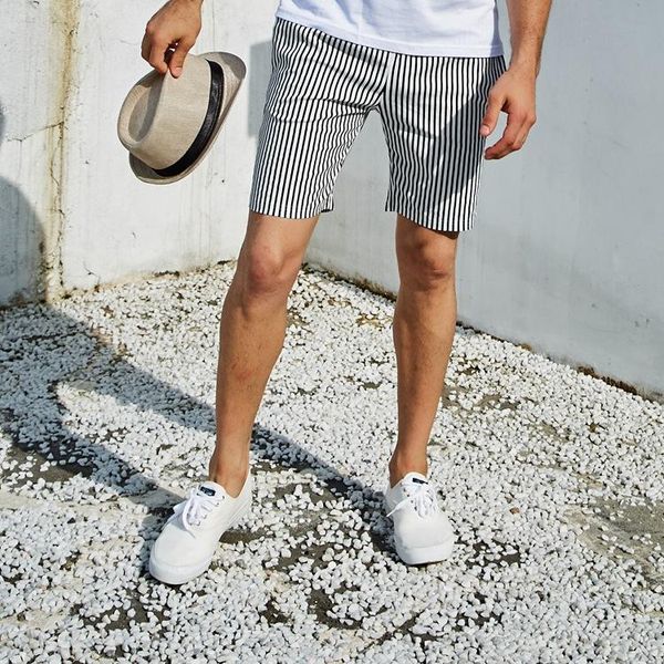 summer gothic men casual shorts blue pink gray striped loose beach fashion male causal knee length plus size men's, White;black
summer gothic men casual shorts blue pink gray striped loose beach fashion male causal knee length plus size men's, White;black