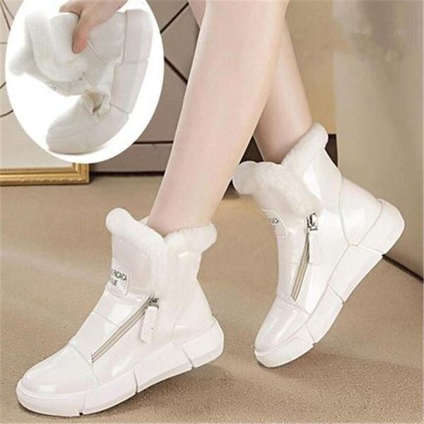 boots winter women shoes warm fur plush fashion platform sneakers woman side zipper snow black white eu size 35-40
boots winter women shoes warm fur plush fashion platform sneakers woman side zipper snow black white eu size 35-40