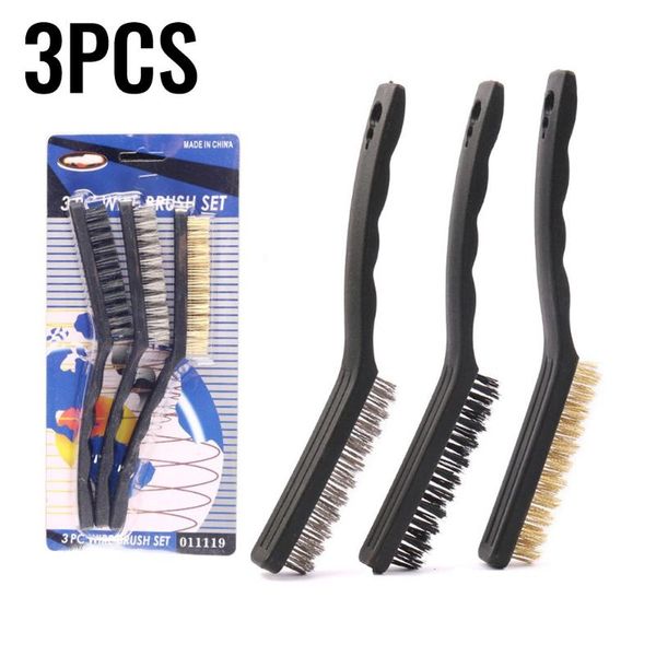 3pcs wire brush hand set car rust removal nylon steel brass cleaning tools bristle sponge
3pcs wire brush hand set car rust removal nylon steel brass cleaning tools bristle sponge
