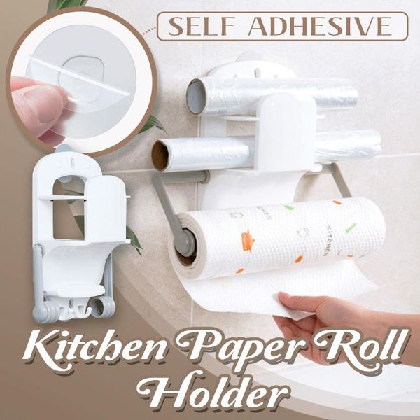 toilet paper holders multifunctional self-adhesive kitchen roll holder cling film hanger napkin shelf storage supplies
toilet paper holders multifunctional self-adhesive kitchen roll holder cling film hanger napkin shelf storage supplies