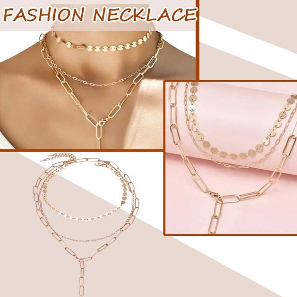 pendant necklaces fashion western style women asymmetrical chunky necklace multiple collarbone jewelry for gift 21706, Silver
pendant necklaces fashion western style women asymmetrical chunky necklace multiple collarbone jewelry for gift 21706, Silver