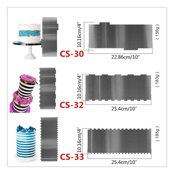 baking & pastry tools 1pc cake scraper stainless steel comb icing smoother tool deco
baking & pastry tools 1pc cake scraper stainless steel comb icing smoother tool deco
