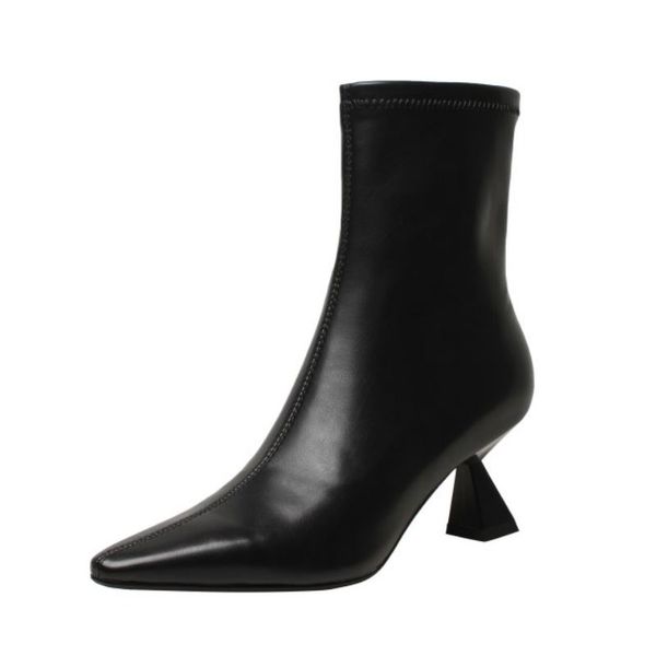 new size 33-40 women high heel boots strange heel pointed toe women mid calf boots fashion winter shoes women footwear, Black
new size 33-40 women high heel boots strange heel pointed toe women mid calf boots fashion winter shoes women footwear, Black