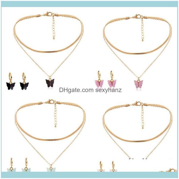 sets jewelrybutterfly necklace earrings jewelry set women lovely acrylic double layers hoop dropship & drop delivery 2021 fvhf6, Silver
sets jewelrybutterfly necklace earrings jewelry set women lovely acrylic double layers hoop dropship & drop delivery 2021 fvhf6, Silver