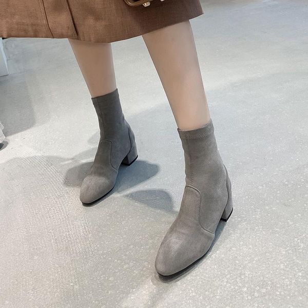 boots 2021 autumn hand-made european and american leather square toe, sleeve fashion, Black
boots 2021 autumn hand-made european and american leather square toe, sleeve fashion, Black