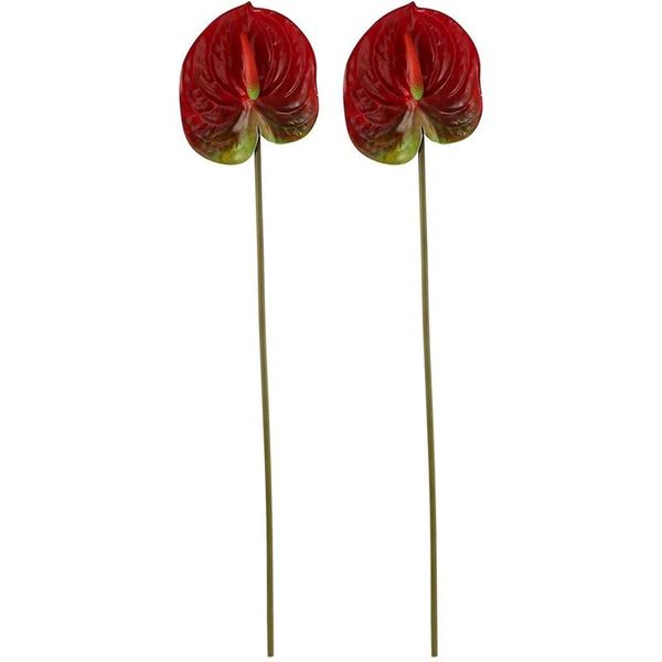 decorative flowers & wreaths 2pcs artificial anthurium realcontactbouquet for home decor bridal wedding floral arrangement
decorative flowers & wreaths 2pcs artificial anthurium realcontactbouquet for home decor bridal wedding floral arrangement