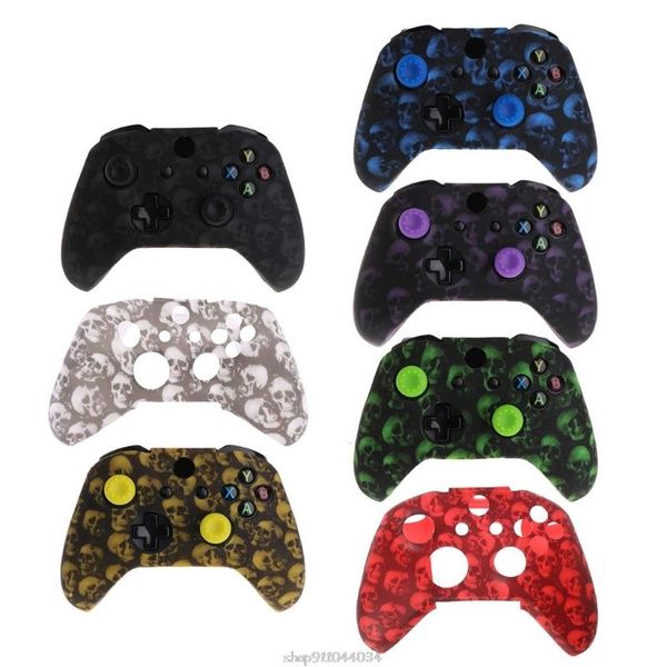 skull pattern silicone gamepad cover+2 joystick for xbox one x s controller d21 20 dropship game controllers & joysticks
skull pattern silicone gamepad cover+2 joystick for xbox one x s controller d21 20 dropship game controllers & joysticks