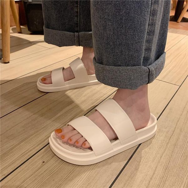 white summer shoes for women flat slippers platform wedges 2021 female casual outdoor slides ,black slipper
white summer shoes for women flat slippers platform wedges 2021 female casual outdoor slides ,black slipper