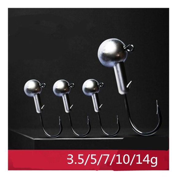 original color lead fishing jig head hooks for soft lure 2021 crank worm hook 5g/7g/10g/14g
original color lead fishing jig head hooks for soft lure 2021 crank worm hook 5g/7g/10g/14g