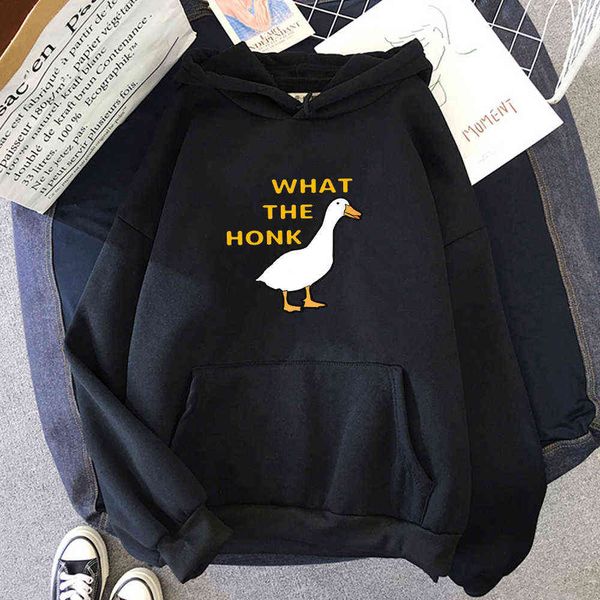 women long sleeve hoodie kawaii goth clothes what the honk print hoodie streetwear women dream smp merch korean pullovers y0820, Black
women long sleeve hoodie kawaii goth clothes what the honk print hoodie streetwear women dream smp merch korean pullovers y0820, Black